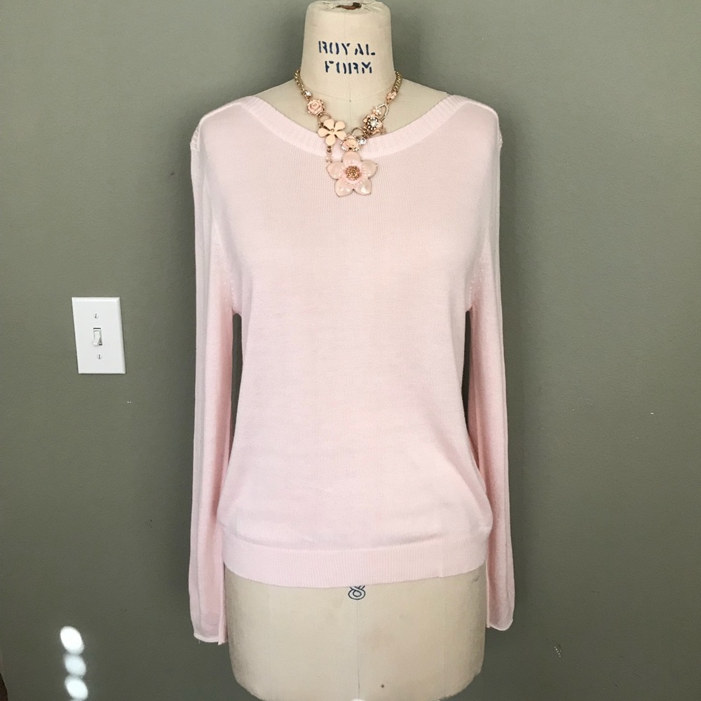 Oversized Fit Feel The Piece Pink Sweater
